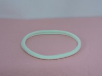 mintgroen soft nylon haarbandje